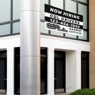 Personalise Now Hiring Hazmat CDL Drivers Banner