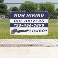 Personalise Now Hiring Lowboy CDL Drivers