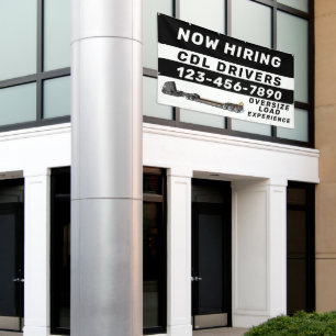 Personalise Now Hiring Oversize Load CDL Drivers Banner