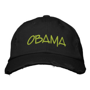 Personalise OBAMA Commemorative gift Embroidered Hat