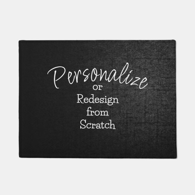 Personalise or Create from Scratch - Doormat (Front)