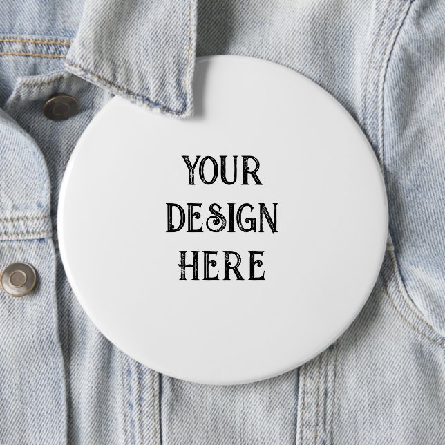 Personalise or Customise  6 Cm Round Badge (In Situ)