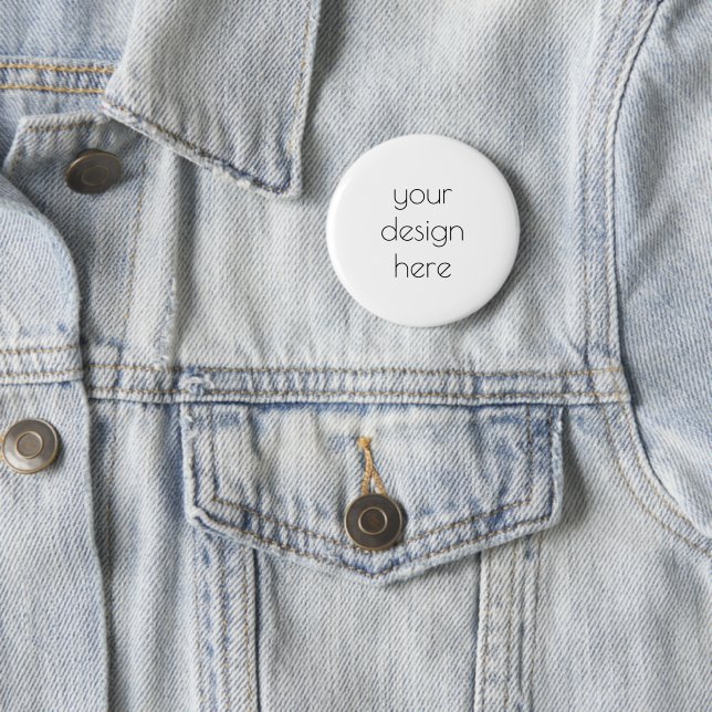 Personalise or Customise  6 Cm Round Badge (In Situ)
