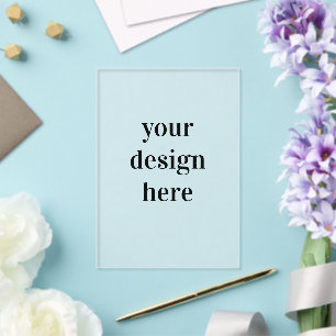 Personalise or Customise Acrylic Invitations