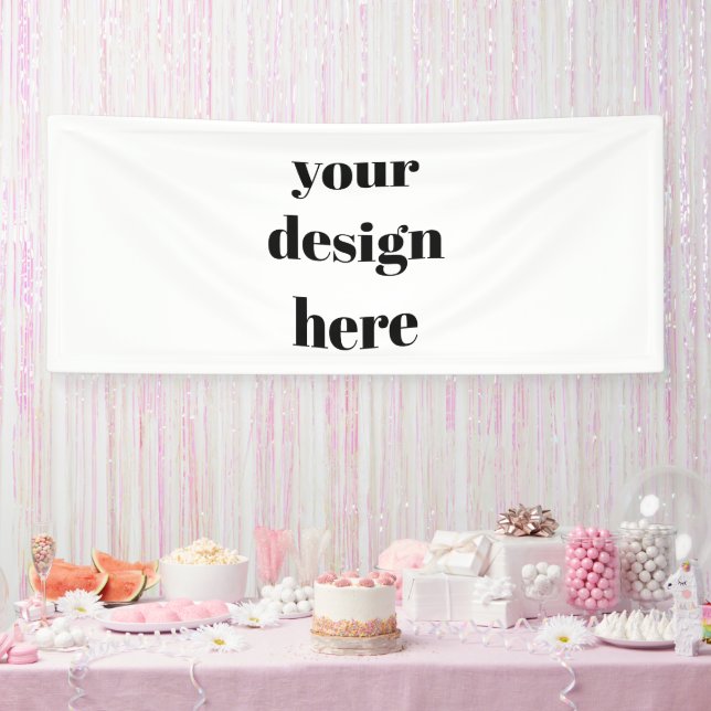 Personalise or Customise Banner (Party)
