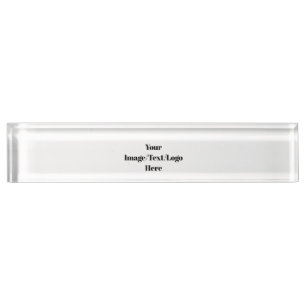 Personalise or Customise Blank Templates Nameplate