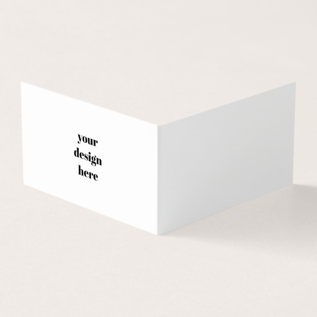 Personalise or Customise  Business Card (Outside)
