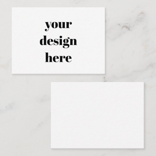 Personalise or Customise  Business Card (Front/Back)