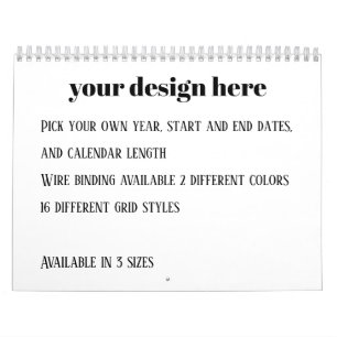 Personalise or Customise  Calendar