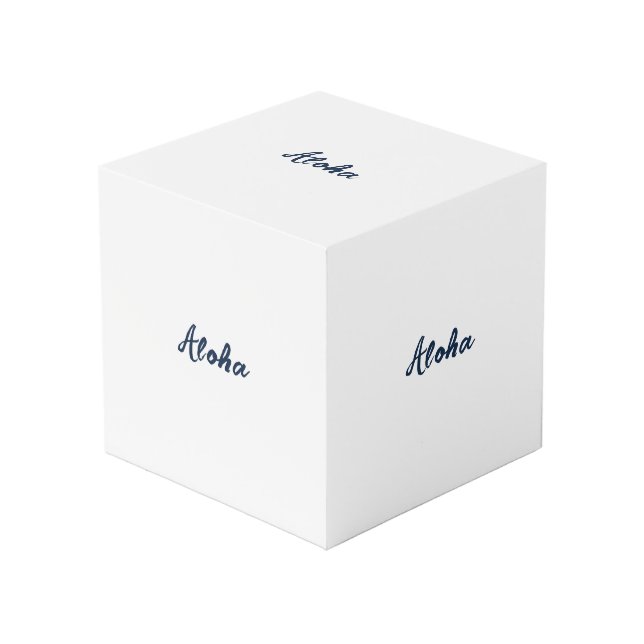 Personalise or Customise Cube (Front Angled)