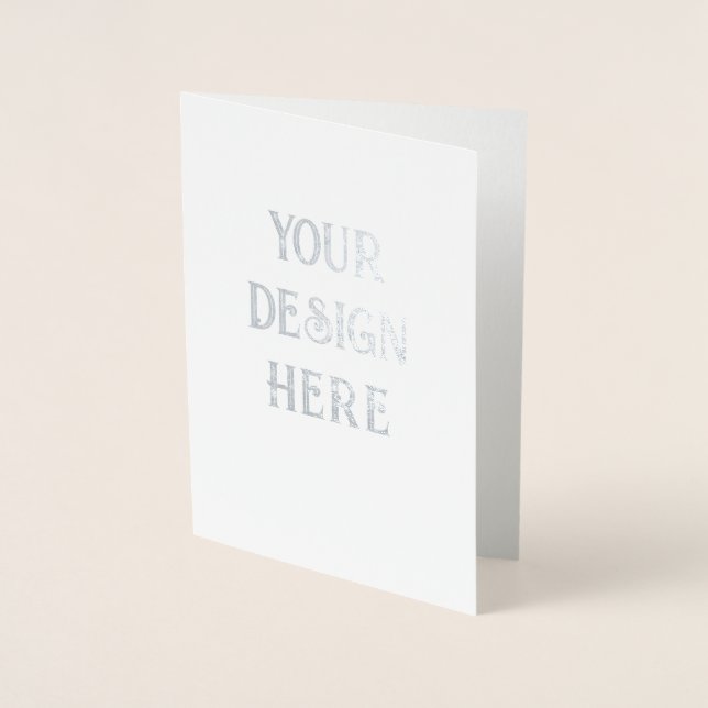 Personalise or Customise  Foil Card (Front)