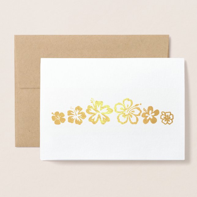 Personalise or Customise  Foil Card (Front With Envelope)