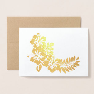 Personalise or Customise Foil Card