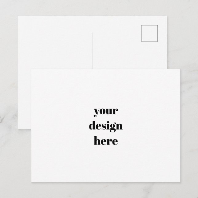 Personalise or Customise  Holiday Postcard (Front/Back)