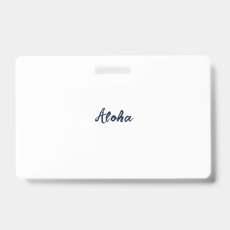 Personalise or Customise ID Badge