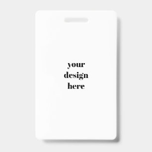 Personalise or Customise ID Badge
