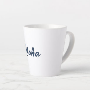 Personalise or Customise Latte Mug