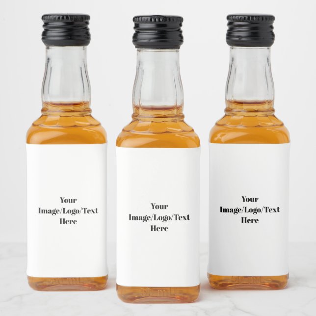Personalise or Customise Liquor Bottle Label (Bottles)