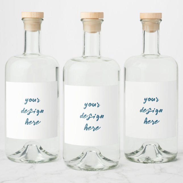 Personalise or Customise  Liquor Bottle Label (Bottles)