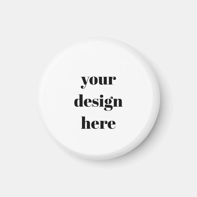 Personalise or Customise  Magnet (Front)