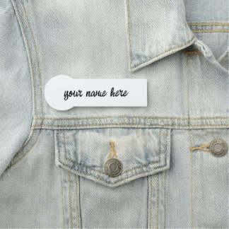 Personalise or Customise  Name Tag