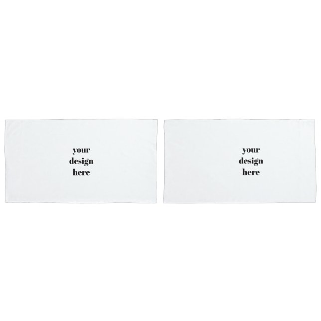 Personalise or Customise  Pillowcase (Front-Set)
