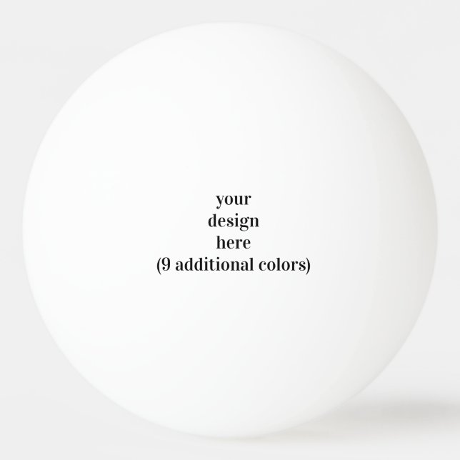 Personalise or Customise  Ping Pong Ball (Front)