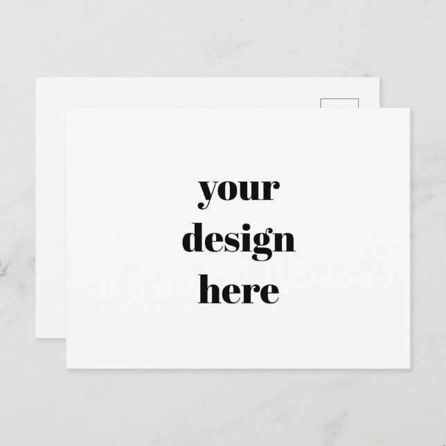 Personalise or Customise  Postcard (Front/Back)