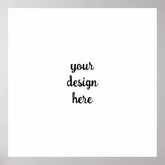 Personalise or Customise Poster