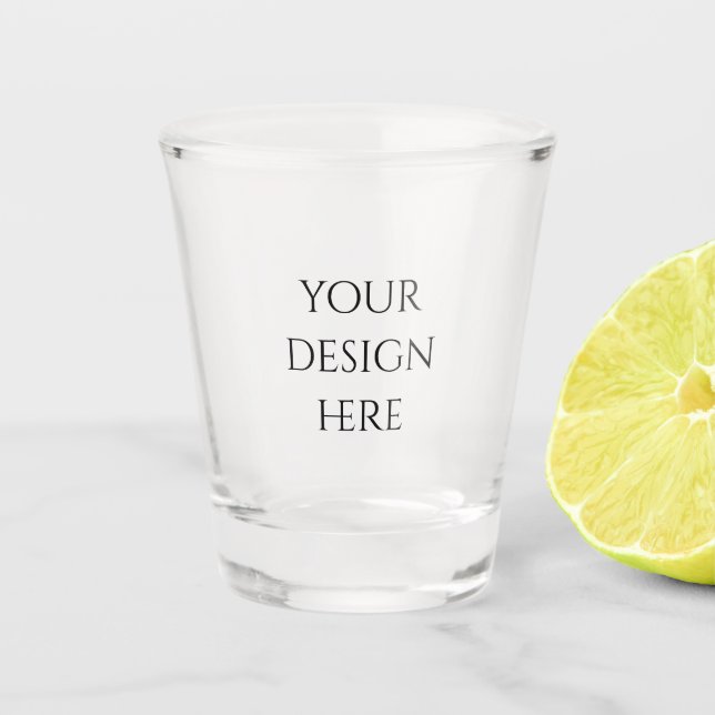 Personalise or Customise  Shot Glass (Front)