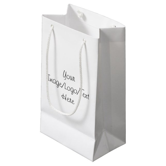 Personalise or Customise Small Gift Bag (Front Angled)