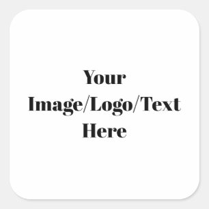 Personalise or Customise Square Sticker