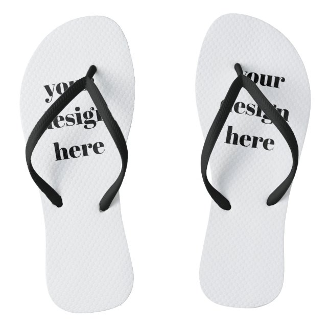 Personalise or Customise  Thongs (Footbed)