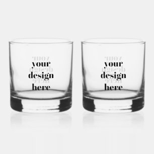 Personalise or Customise Whiskey Glass