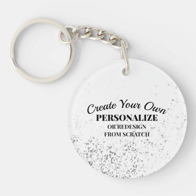 Personalise or Redesign - Create Your Own Key Ring (Front)