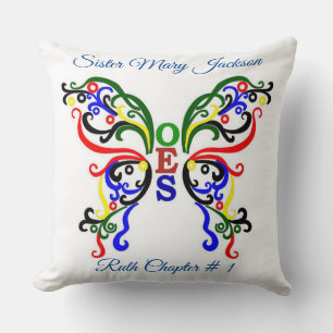 Personalise Order of Eastern Star Cushion