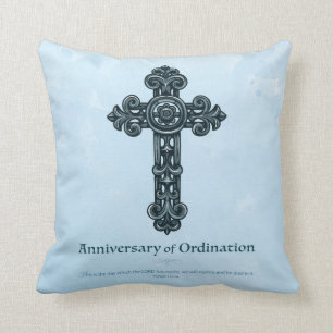 Personalise, Ordination Anniversary Priest, Cross Cushion