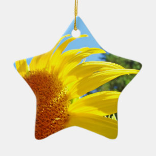Personalise Ornaments Yellow Sunflower Garden