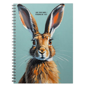 PERSONALISE: Painted Rabbit   Notebook Journal