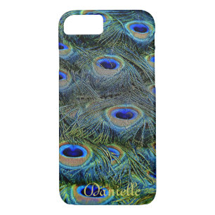 Personalise Peacock Feather iPhone 8/7 Case