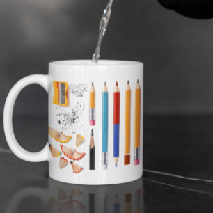 Personalise Pencil , Back to School  Mug