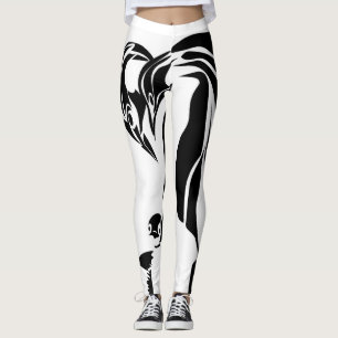 Personalise Penguin Yoga Workout Leggings
