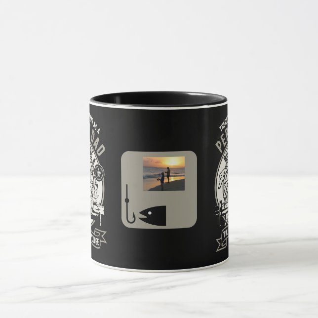 Personalise Perfect Dad Fishing Dad Mug (Center)