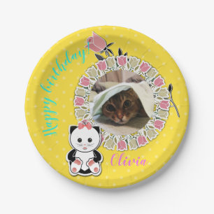Personalise, personal, photo paper plate