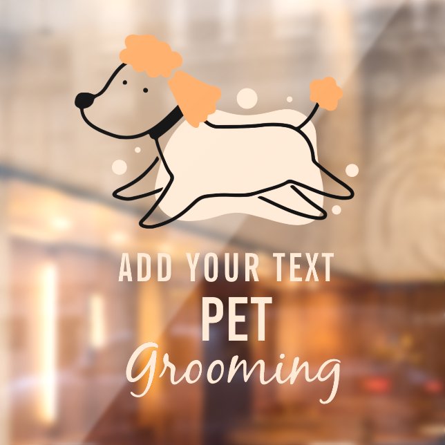 Personalise Pet Grooming Shop Front  (Sheet 2)