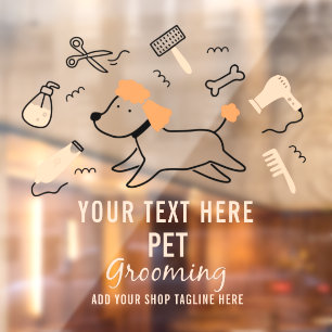Personalise Pet Grooming Tools Business Front