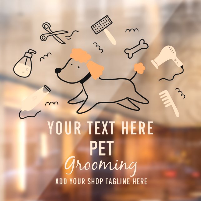 Personalise Pet Grooming Tools Business Front  (Sheet 2)