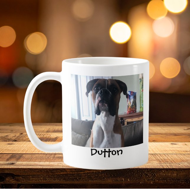 Personalise Pet Photo KEEPSAKE Coffee Mug (Creator Uploaded)