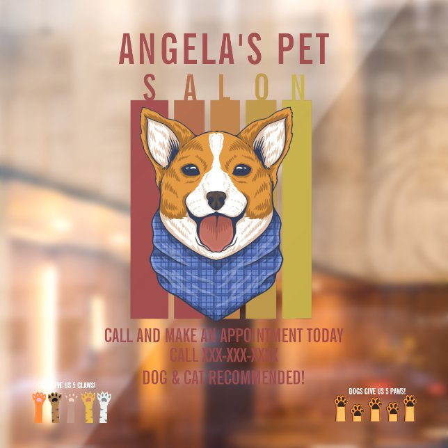 Personalise Pet Salon Dog and Cat Recommended Fun  (Sheet 2)