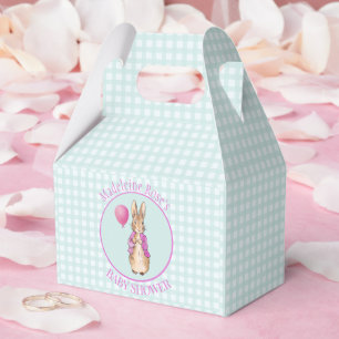 Personalise Peter the rabbit Baby Shower Favour Box